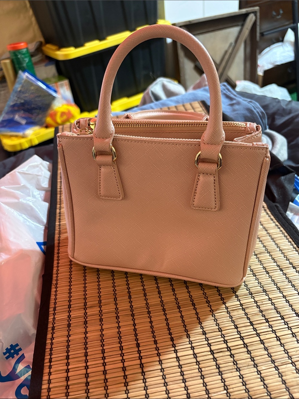 Forever 21 Peach Mini Satchel Handbag